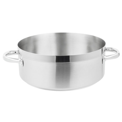 Vollrath 3315 15 Qt. Stainless Steel Centurion Casserole / Brazier Pan