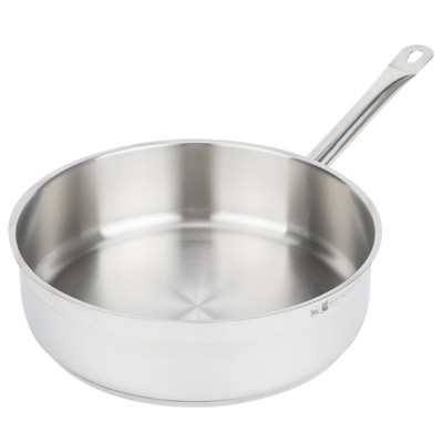 Vollrath 3807 6 Qt. Stainless Steel Induction Ready Optio Saute Pan