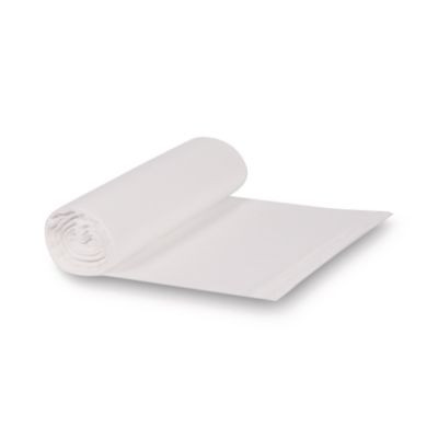 Essendant BWK333916 33 Gal. Clear Natural Perforated Roll 13 Mic Thickness High-Density Can Liners - 250 Each per Carton