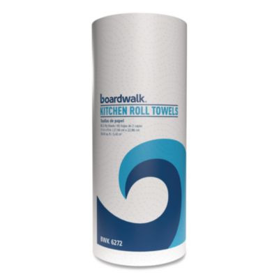 Essendant BWK6272 2-Ply White Kitchen Roll Towel - 30 Each per Carton