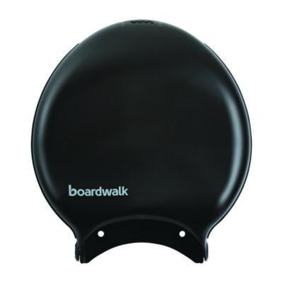 Essendant BWK1519 11" W x 6.25" D x 12.25" H Black Plastic Single Jumbo Toilet Tissue Dispenser