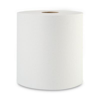 Essendant BWK6254B 1-Ply Bleached White Hardwound Paper Towels - 6 Each per Carton