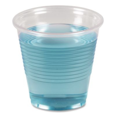 Essendant BWKTRANSCUP5CT 5 Oz. Translucent Plastic Cold Cups - 2500 Each per Carton
