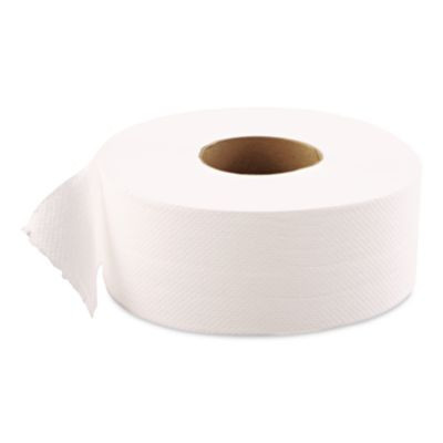 Essendant GEN1516 1000 Ft. White Toilet JRT Jumbo-Junior Bath Tissue - 12 Rolls per Carton