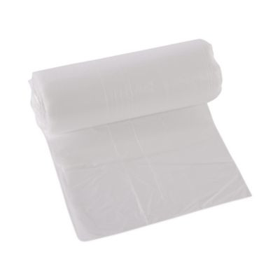 Essendant BWK243306 16 Gal. Clear Natural Perforated Roll 6 Mic Thickness High-Density Can Liners - 1000 Each per Carton