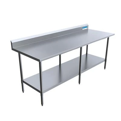 BK Resources SVTR5-8424 24" W x 84" D Stainless Steel 18 Gauge Work Table