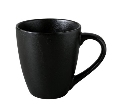 Yanco NB-012 Noble Black 12 Oz. Black Chinaware Mug - 36/Case