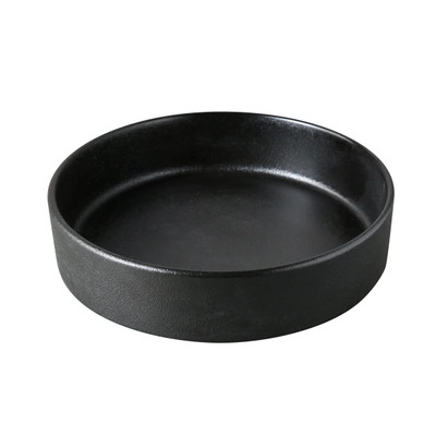 Yanco NB-508 Noble Black 35 Oz. Chinaware Round Pasta Bowl - 12/Case