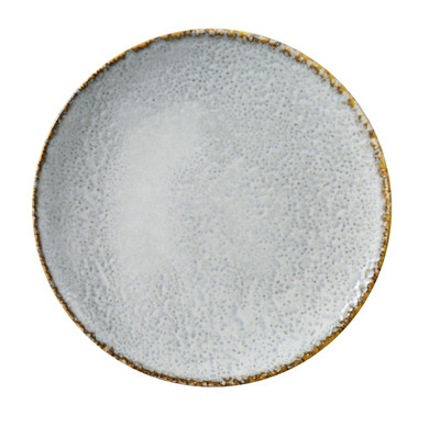 Yanco IB-711 Iris Blue 11.25" W Light Blue Chinaware Round Plate - 12/Case
