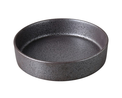 Yanco DB-4208 Diamond Black 8" Dia. Dark Bronze Chinaware Round Bowl - 12/Case