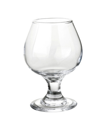 Yanco AS-505 Aqua Spirits 6 Oz. Clear Glassware Footed Brandy Glass - 24/Case