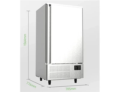 VITLIFE VBF610 30.91" W Stainless Steel Reach-In Dust Gauze Design Blast Chiller - 1300 Watts