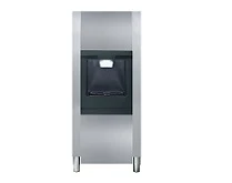 ITV Ice Makers DHD 130-22 128 Lbs. Stainless Steel Floor Model Hotel Style Ice Dispenser of 22" W - 115 Volts