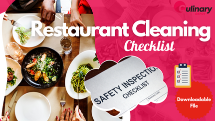 Restaurant Cleaning Checklist: Everything You Need to Ensure Cleanliness 