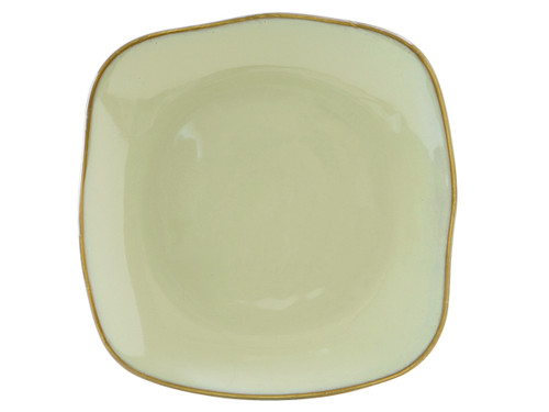 Tuxton Gas-502 Ceramic Sagebrush Square Plate (1 Dozen)