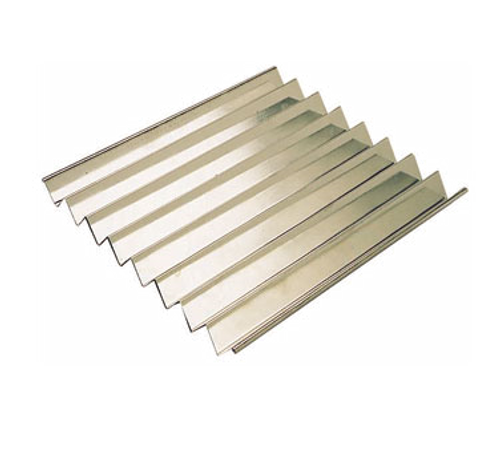 Matfer Bourgeat 310712 Dents De Loup Baking Sheet 11"L x 11-3/4"W x 1"H Triangular Stainless Steel