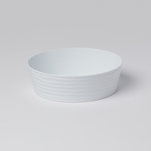 American Metalcraft B10W 10" 80 Oz. Plastic White Round Serving Bowl