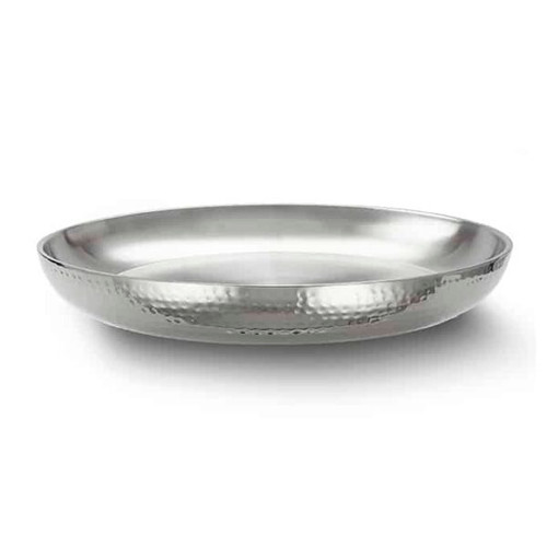 American Metalcraft DWHSEA16 15.5" 135 Oz. Stainless Steel Round Seafood Tray