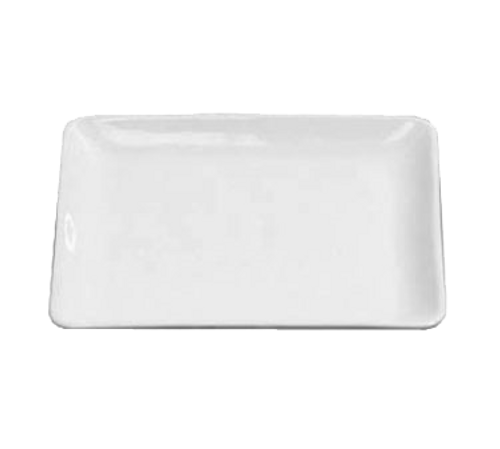 American Metalcraft CER15 Ceramic White Square Prestige Plate