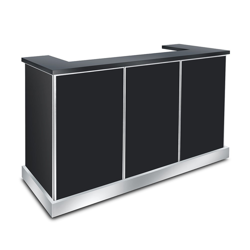 Eastern Tabletop WB3425GB 73" Hotel Grade Mobile Bar