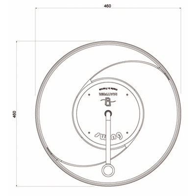 Matfer Bourgeat 215580 5 Gallon Matfer Swing Salad Spinner