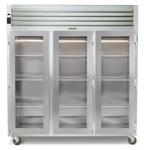 Traulsen G32001 76.31" W Three-Section Glass Door Dealer'S Choice Display Dealer's Choice Display Refrigerator