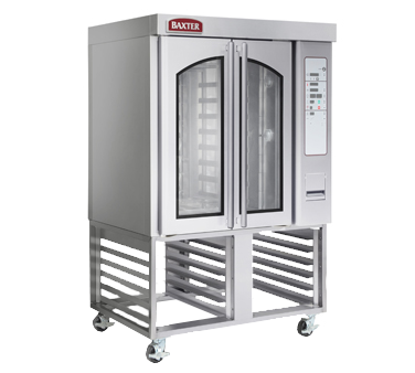 Baxter OV310E Stainless Steel 1 Deck Full Size Electric Mini Rotating Rack Oven - 208 Volts 3-Phase