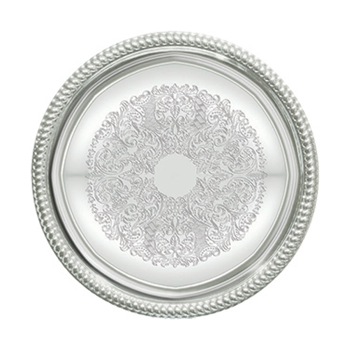 Winco CMT-14
 14"
 Chrome Plated
 Round
 Serving Tray