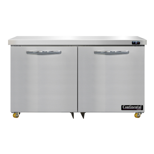 Continental Refrigerator SWF48N-U 48"W Two-Section Undercounter Freezer