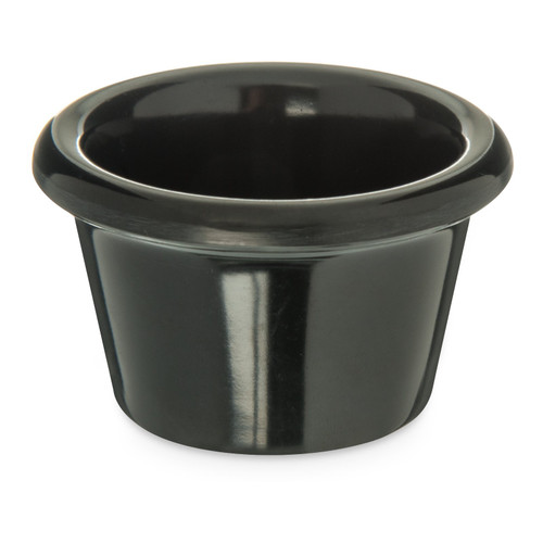 Carlisle S27503 2-1/2" Plastic Black Ramekin