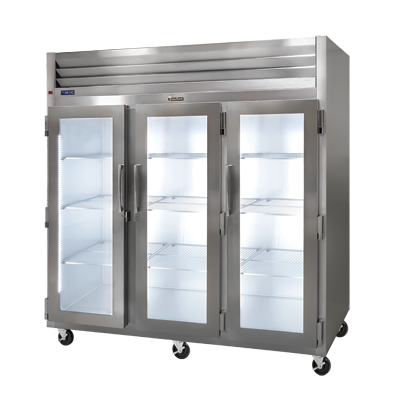 Traulsen G32013 76.31" W Three-Section Glass Door Dealer'S Choice Display Dealer's Choice Display Refrigerator