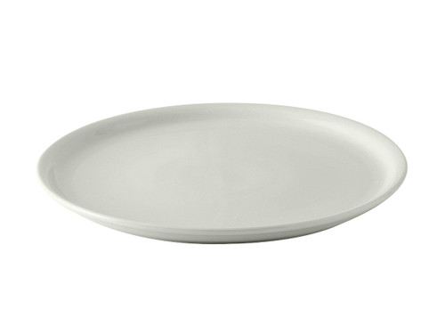 Tuxton BPA-1311 13-1/8" Ceramic White Round Pizza Plate (6 Each Per Case)