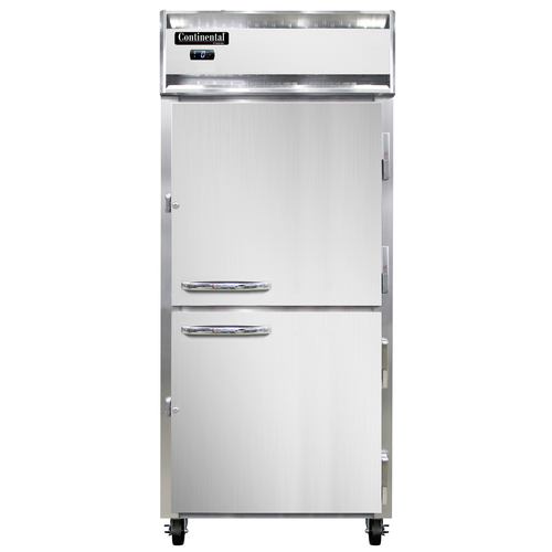 Continental Refrigerator 1FX-HD 52" W One-Section Solid Door Reach-In Extra-Wide Freezer - 115 Volts
