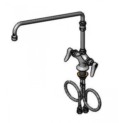 T&S Brass B-0270-144XVF22 Pantry Mixing Faucet double 18"