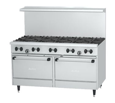 Garland X60-10RR 60" Gas Restaurant Range - 30,000 BTU