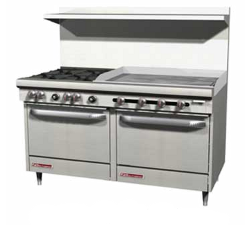 Southbend S60DC-2GR-NG 60" Natural Gas S-Series Restaurant Range - 251,000 BTU