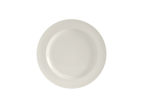 Tuxton AMU-002 6-1/4" Ceramic Pearl White Round Plate (3 Dozen Per Case)