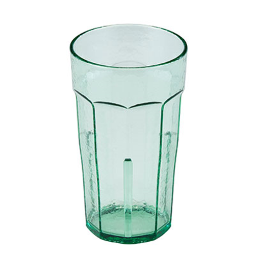 Cambro LT10427 10 Oz. Spanish Green SAN Plastic Hammered Texture Laguna Tumbler - 36/Case