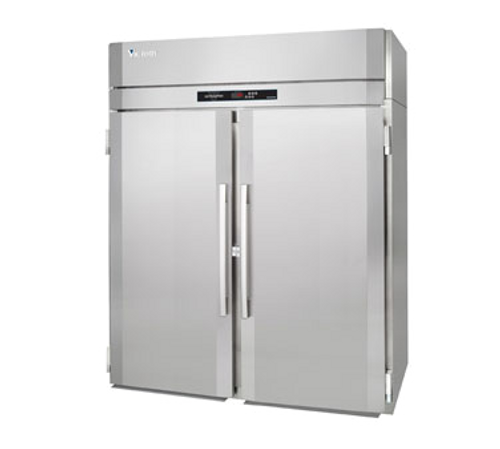 Victory RISA-2D-S1-HC 68.88" W Two-Section Stainless Steel Door Roll-In UltraSpec Series Refrigerator Featuring Secure-Temp Technology