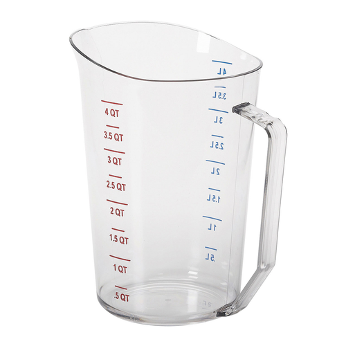 Cambro 400MCCW135 4 qt PolyCarbonate Camwear Measuring Cup