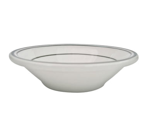 CAC China GS-10 13 Oz. American White Ceramic Round Greenbrier Grapefruit Bowl (3 Dozen Per Case)