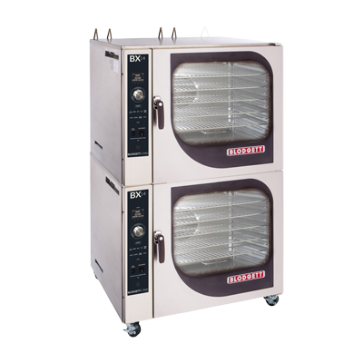 Blodgett BX-14G DBL-NG 14 Hotel Pan Full Size Stainless Steel Natural Gas Boilerless Combi Oven Steamer - 130,000 BTU