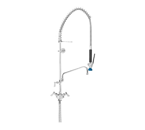 Fisher 53058 12" Add-On Stainless Steel Swing Spout & Faucet Pre-Rinse Unit