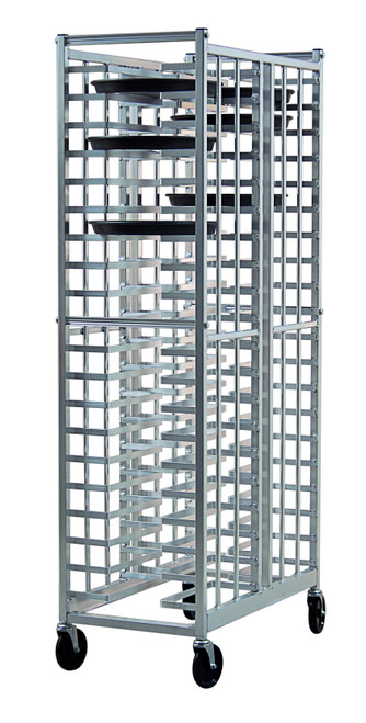 New Age 97721 18.5"W Double Deep 40 Universal Pizza Pan Rack with 2-3/8" Spacing