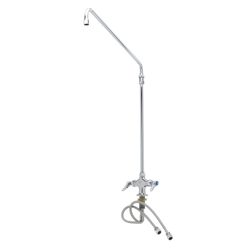 T&S Brass B-0270 Double Pantry Faucet deck-mounted elevated 18"