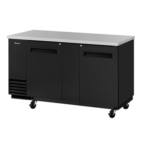 Turbo Air TBB-3SB-N6 69"W Two-Section Solid Door Back Bar Cooler