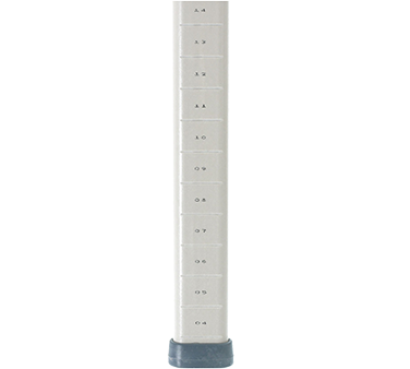 Metro Mx85Cup Polymer Trilobal Post Special Cut Length 84-3/16"H Corrosion Proof Construction