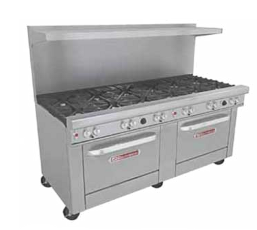 Southbend 4721DD-3CL-LP 72" Liquid Propane Ultimate Restaurant Range - 384,000 BTU