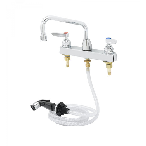 T&S Brass B-1172-07 Faucet Workboard deck mount 8"