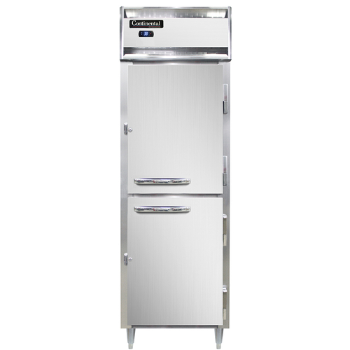 Continental Refrigerator D1RSNSSHD 26" W One-Section Solid Door Reach-In Designer Line Refrigerator